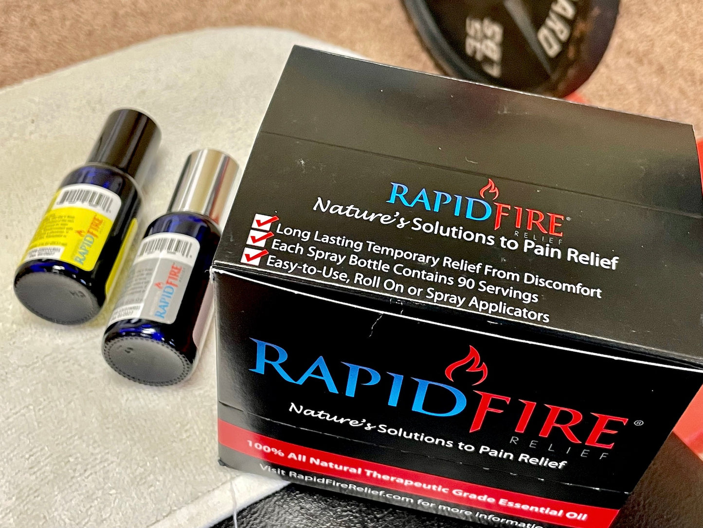 Lemongrass or Wintergreen Topical Analgesic 20ct Roll-ons