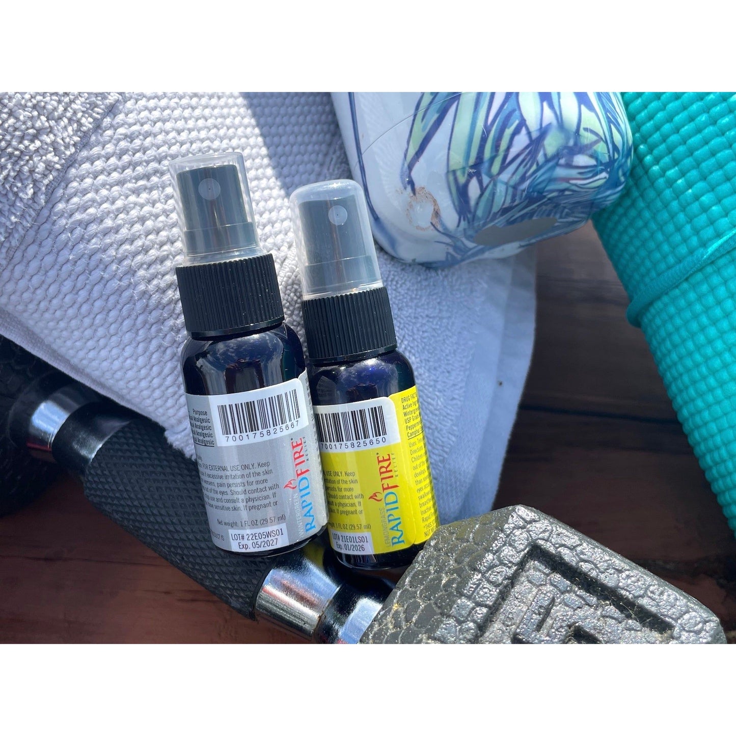 Lemongrass and Wintergreen Topical Analgesic Half'n Half Sprays